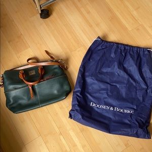 Dooney & Bourke Dillen double pocket satchel.